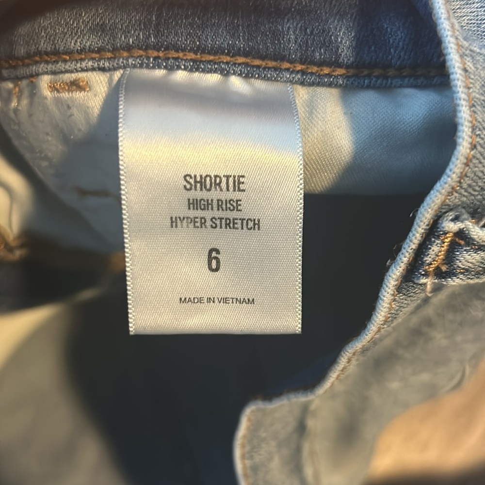 Express High Rise Jean Shorts - Picture 3 of 5